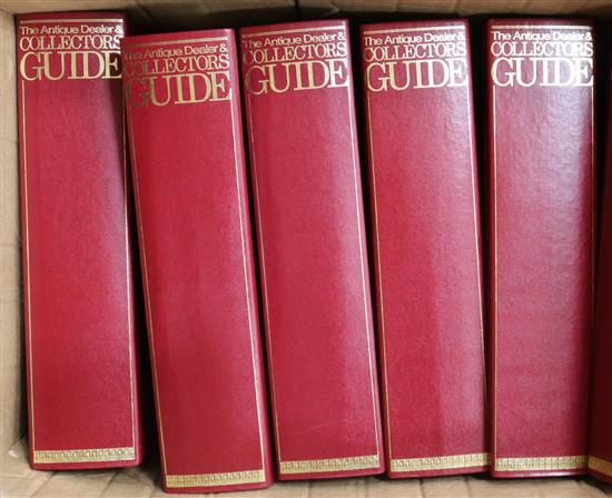 A quantity of antique dealers and collectors guide bound magazines